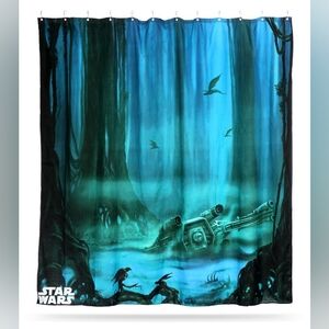 Star Wars Forest Scene Shower Curtain